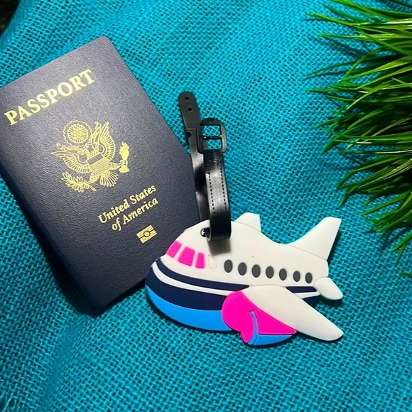 Airplane ✈️ luggage tag - Picture 2 of 5